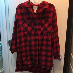 Flannel dress